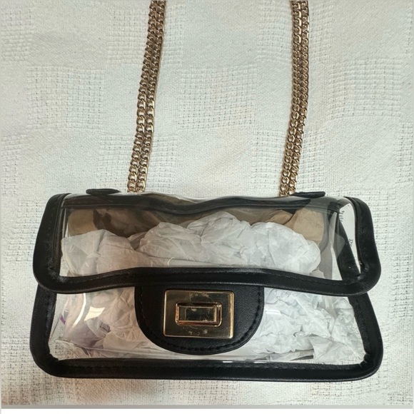 Jane & berry CLEAR Elegant Black and Gold
Crossbody Bag Nordstrom - Picture 12 of 13